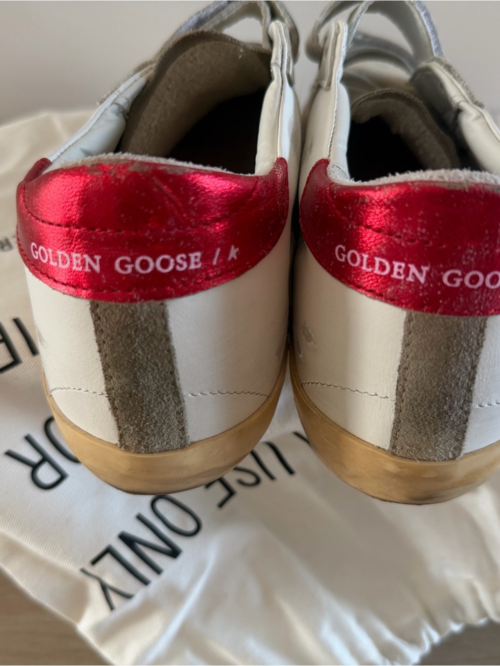 Golden Goose Deluxe Brand Old School Lace-Up Sneakers - Picture 7 of 7